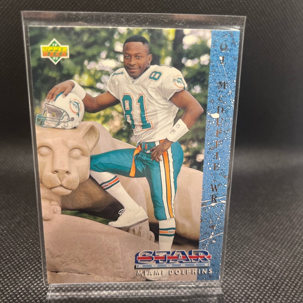 Miami Dolphins OJ Mcduffie WR Football Card